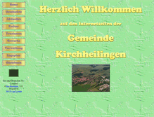 Tablet Screenshot of kirchheilingen.com