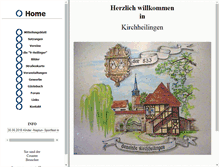 Tablet Screenshot of kirchheilingen.de